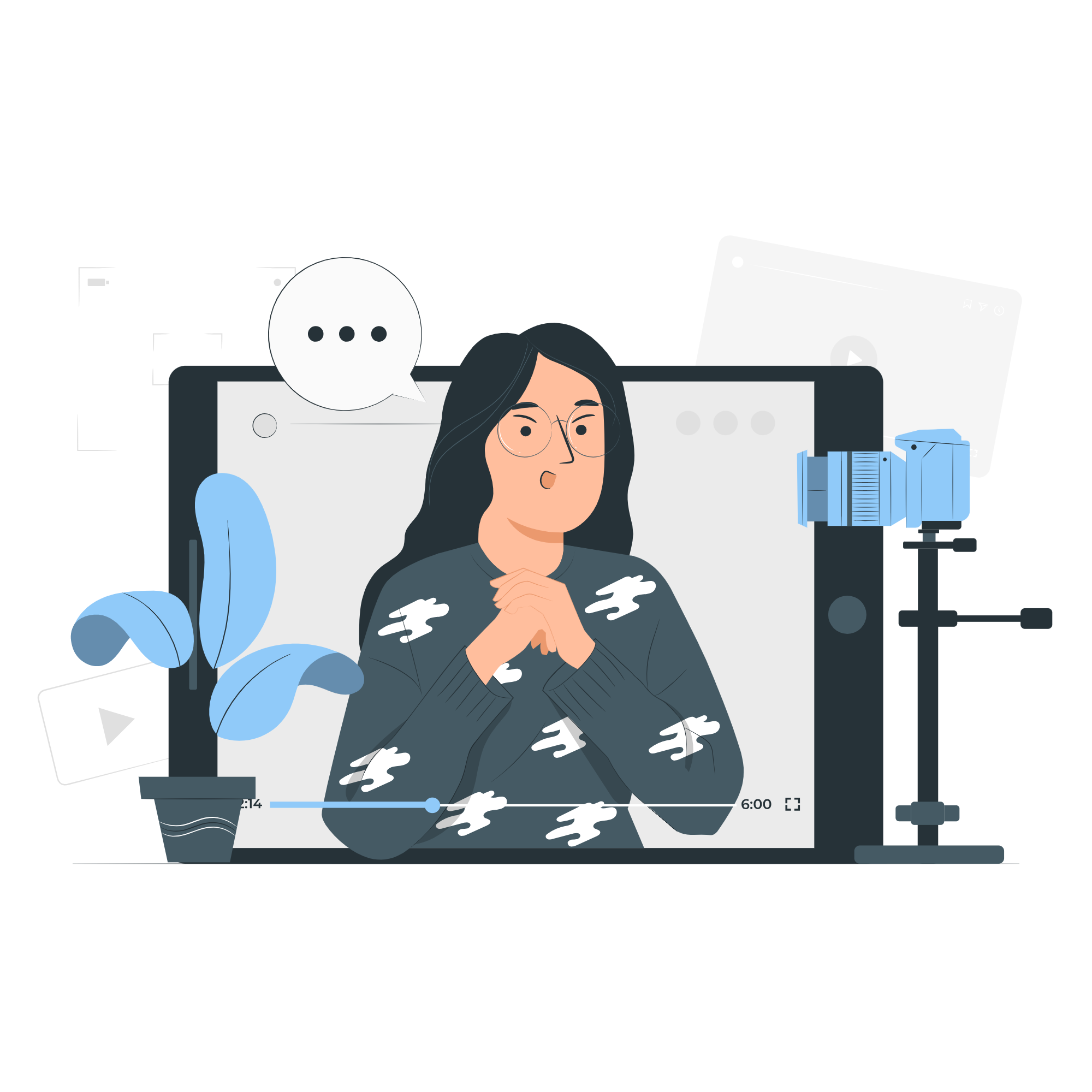 Content Platforms Illustration