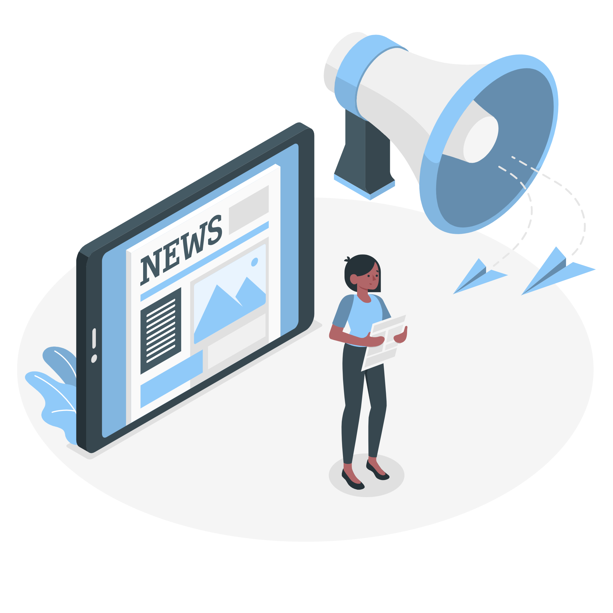 News & Media Illustration